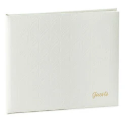 Hallmark Ivory Botanical Pattern Guest Book