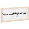 Hallmark We Can Do All Things In Christ Wooden Quote Sign, 15x7 2 Hallmark We Can Do All Things In Christ Wooden Quote Sign, 15x7 -Cheap Toys Series 0001SNN1054
