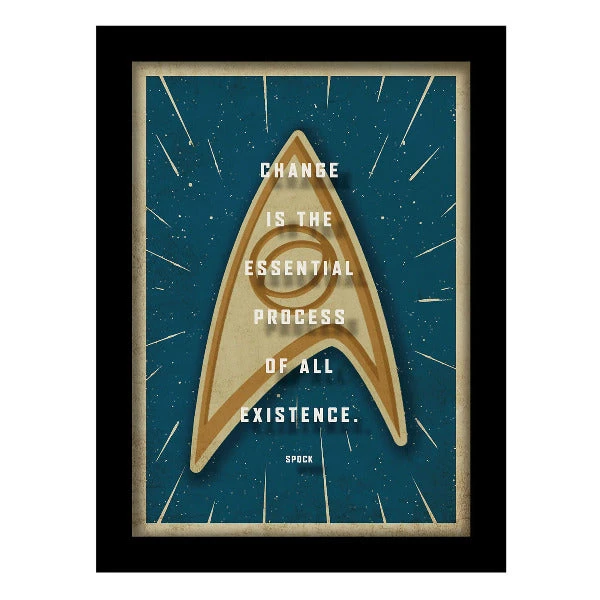 Hallmark Star Trek™ Spock Framed Quote Sign, 6x8 3 Hallmark Star Trek™ Spock Framed Quote Sign, 6x8