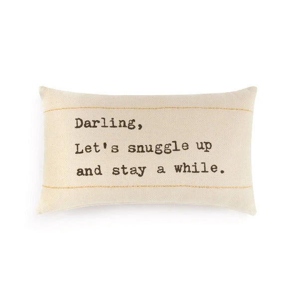 Demdaco Dear You Love Lumbar Pillow, 12x20 3 Demdaco Dear You Love Lumbar Pillow, 12x20