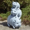 Triple Stacked Pigs Pudgy Pal Garden Statue -Cheap Toys Series 11658