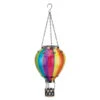 Hot Air Balloon Solar Lantern Rainbow Large 23.5" 2 Hot Air Balloon Solar Lantern Rainbow Large 23.5" -Cheap Toys Series 12763