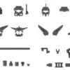 Bandai 30MM 1/144 Option Parts Set 6 (Customizeable Head A) Accessory Set -Cheap Toys Series 153 4600 o 1f8pks3vu2oa251okd160a1meh23