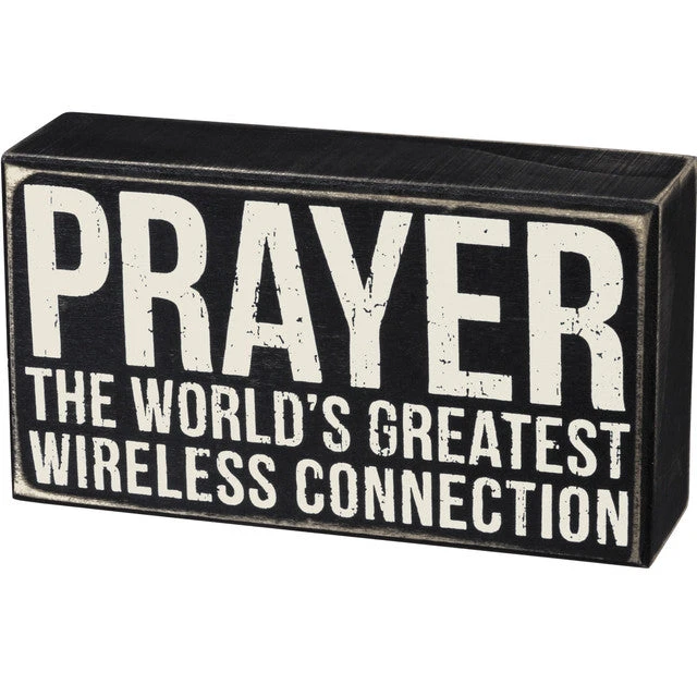 Box Sign Prayer Greatest Wireless Connection 3 Box Sign Prayer Greatest Wireless Connection
