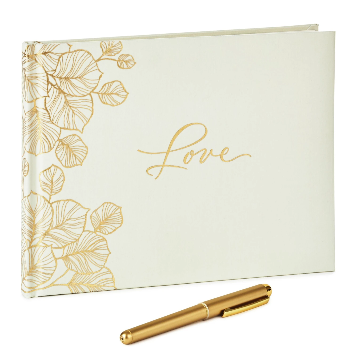 Hallmark Love Wedding Guest Book With Gold Pen 3 Hallmark Love Wedding Guest Book With Gold Pen