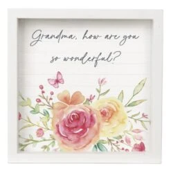Butterfly Wishes Wall Box -Grandma