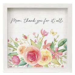 Butterfly Wishes Wall Box -Mom