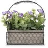 Purple Flower Arrangement In Wire Basket -Cheap Toys Series 241 70384 ab0fe318 134e 419e acbb 1a130f3a577a