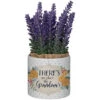 There's No Place Like Grandma's Planter With Artificial Lavender Floral -Cheap Toys Series 24195 l