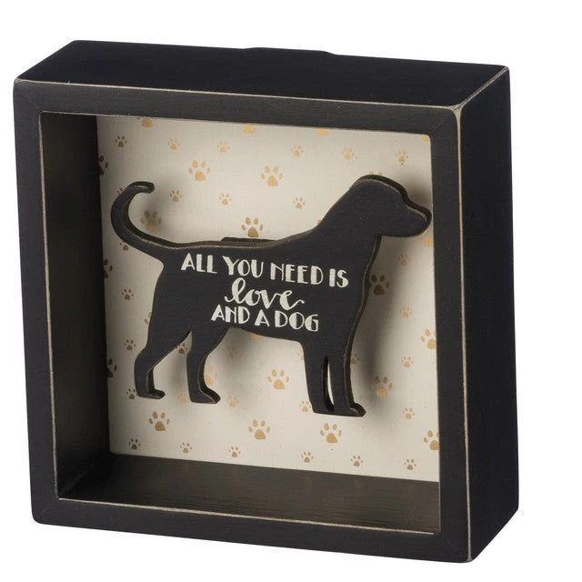 Wood Sign - All You Need Is Love And A Dog 3 Wood Sign - All You Need Is Love And A Dog