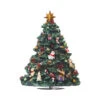 Musical Wind-Up Rotating Decorated Christmas Tree 5.75" -Cheap Toys Series 3671351