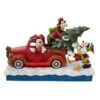 Disney Jim Shore Fab 4 Mickey And Friends Loading Christmas Tree Onto A Red Truck Figurine -Cheap Toys Series 6010868