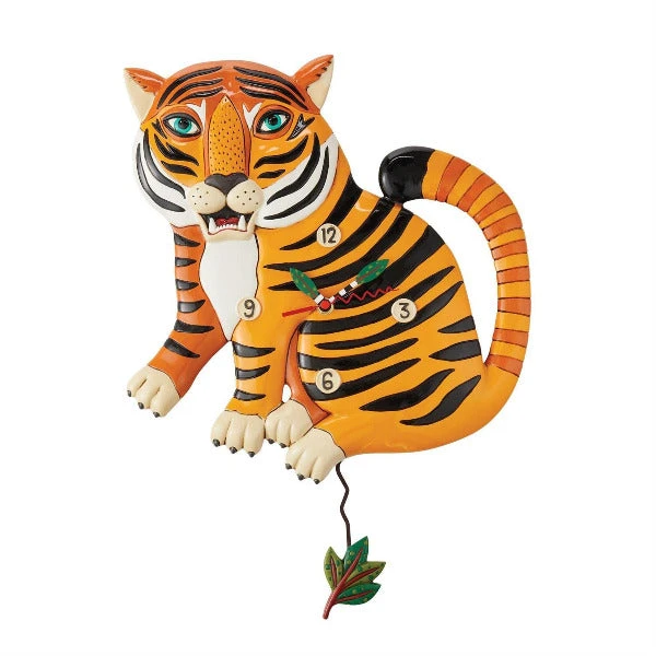 Allen Designs Stripes The Tiger Clock 3 Allen Designs Stripes The Tiger Clock