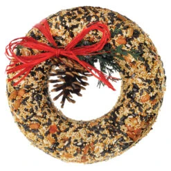 Mr. Bird Holiday Wild Feast Bird Seed Wreath