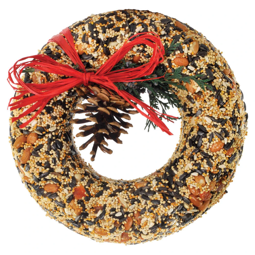 Mr. Bird Holiday Wild Feast Bird Seed Wreath 3 Mr. Bird Holiday Wild Feast Bird Seed Wreath