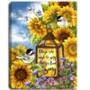 Sunflower And Song Bird Lighted 8"x6" Canvas -Cheap Toys Series A1087