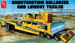 AMT 1/25 Lowboy Trailer/Bulldozer