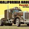 AMT 1/25 Peterbilt 359 California Hauler With Sleeper