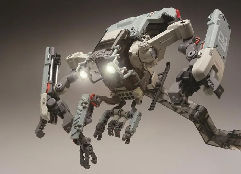 Space POD CRAB03 ER04 Grey Space Construction/Industrial Mobile Model Kit