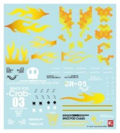 Space POD CRAB03 ER05 Red Space Construction/Industrial Mobile Model Kit -Cheap Toys Series ER05