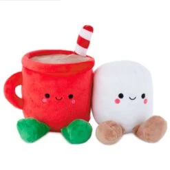 Hallmark Better Together Hot Cocoa And Marshmallow Magnetic Plush, 5"