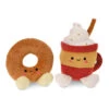 Hallmark Better Together Doughnut And Latte Magnetic Plush, 7" -Cheap Toys Series KID1639 01