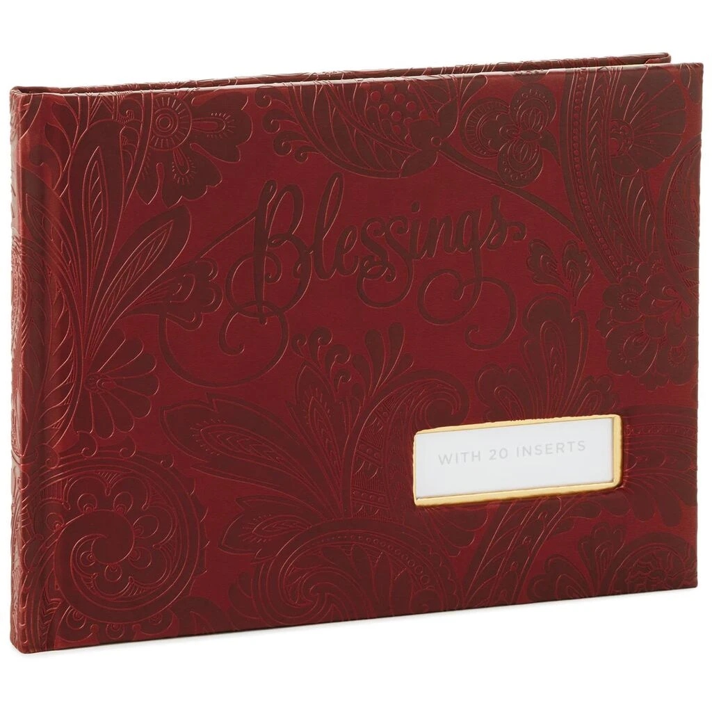 Hallmark Leather Paisley Blessings Guest Book 3 Hallmark Leather Paisley Blessings Guest Book