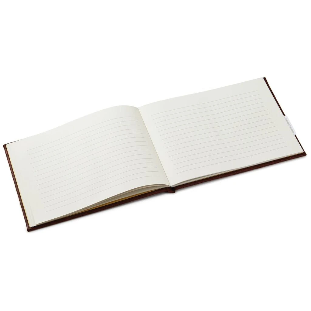 Hallmark Leather Paisley Blessings Guest Book 5 Hallmark Leather Paisley Blessings Guest Book - Image 3