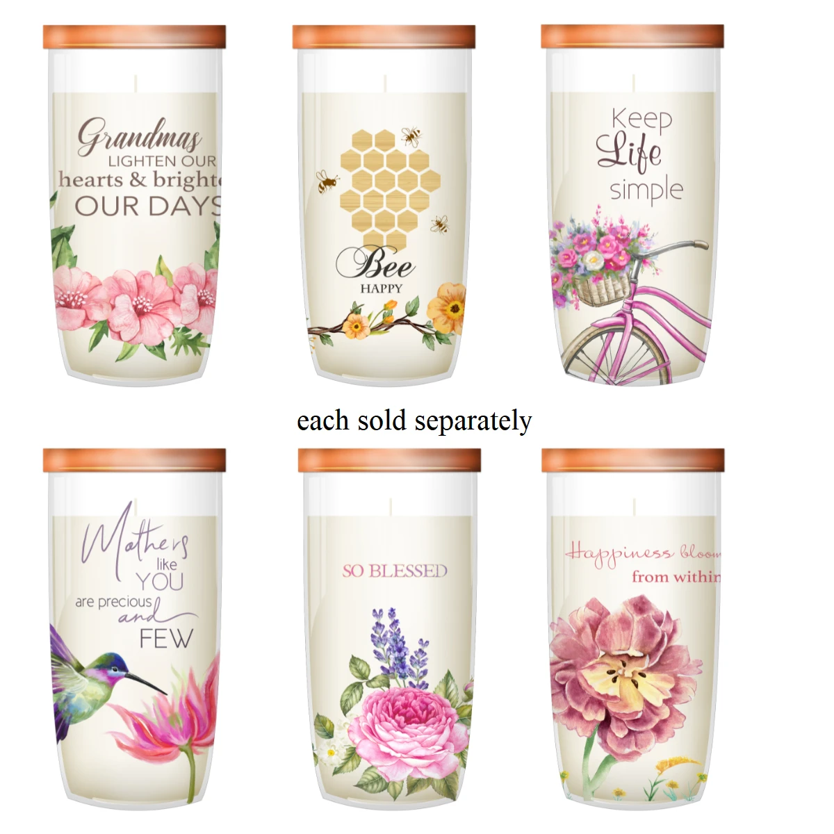 11 Oz. 100% Soy Wax Spring Jar Candle With Metal Lid 3 11 Oz. 100% Soy Wax Spring Jar Candle With Metal Lid