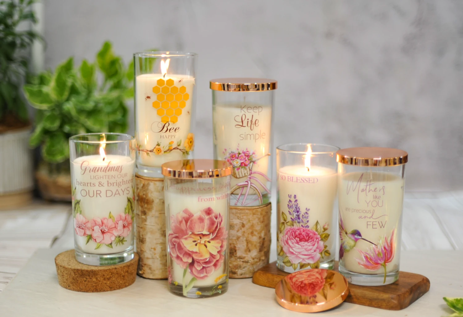 11 Oz. 100% Soy Wax Spring Jar Candle With Metal Lid 4 11 Oz. 100% Soy Wax Spring Jar Candle With Metal Lid - Image 2