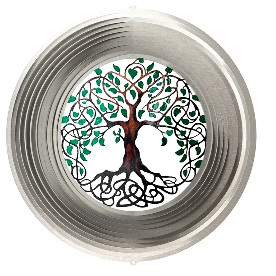 12" Tree Of Life Wind Spinner 3 12" Tree Of Life Wind Spinner